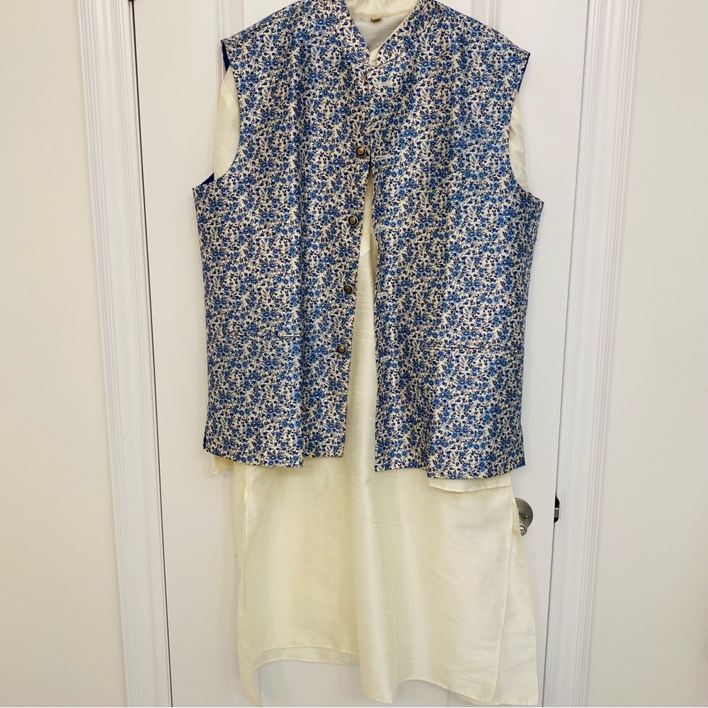 Men’s Pathani Suit with Vest